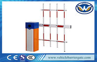 Driveway RFID Parking Lot Barrier System Traffic Barrier Gate With Fence Barrier Arm