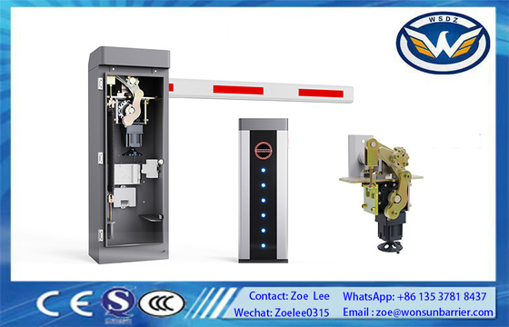 DC Brushless Motor Vehicle Barrier Gate With LED Speed & Motion Control