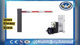 私道のバリアゲートの安全なアクセス